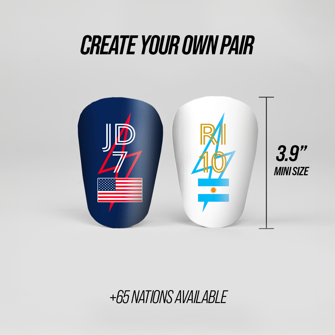 Fearless Mini Custom Shin Guards – Nations Edition