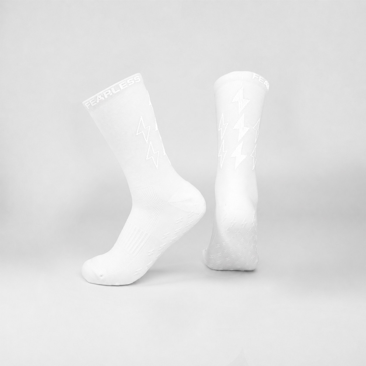 Fearless Grip socks - SPEED Thin - Full White