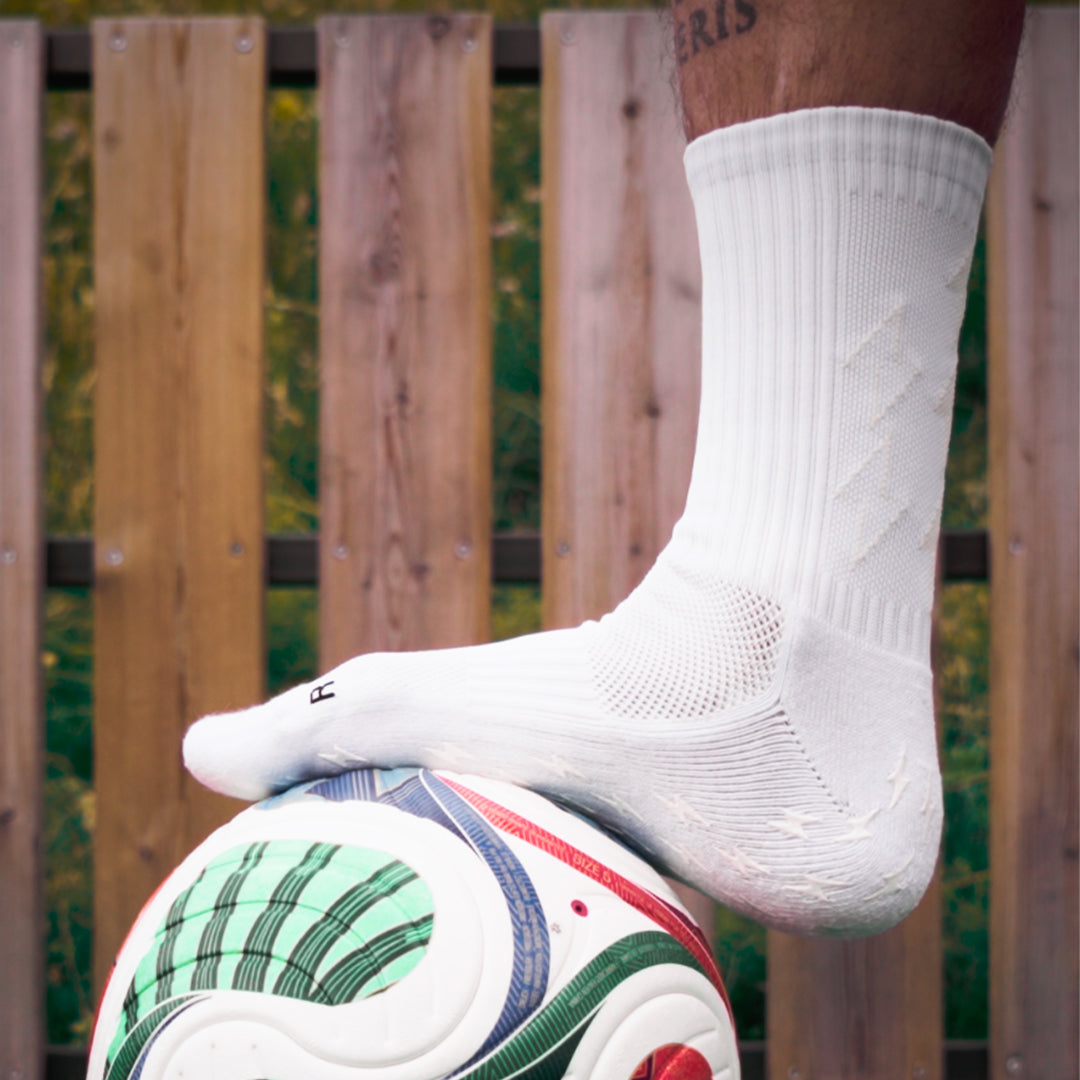 Fearless grip socks - SPEED - Full white