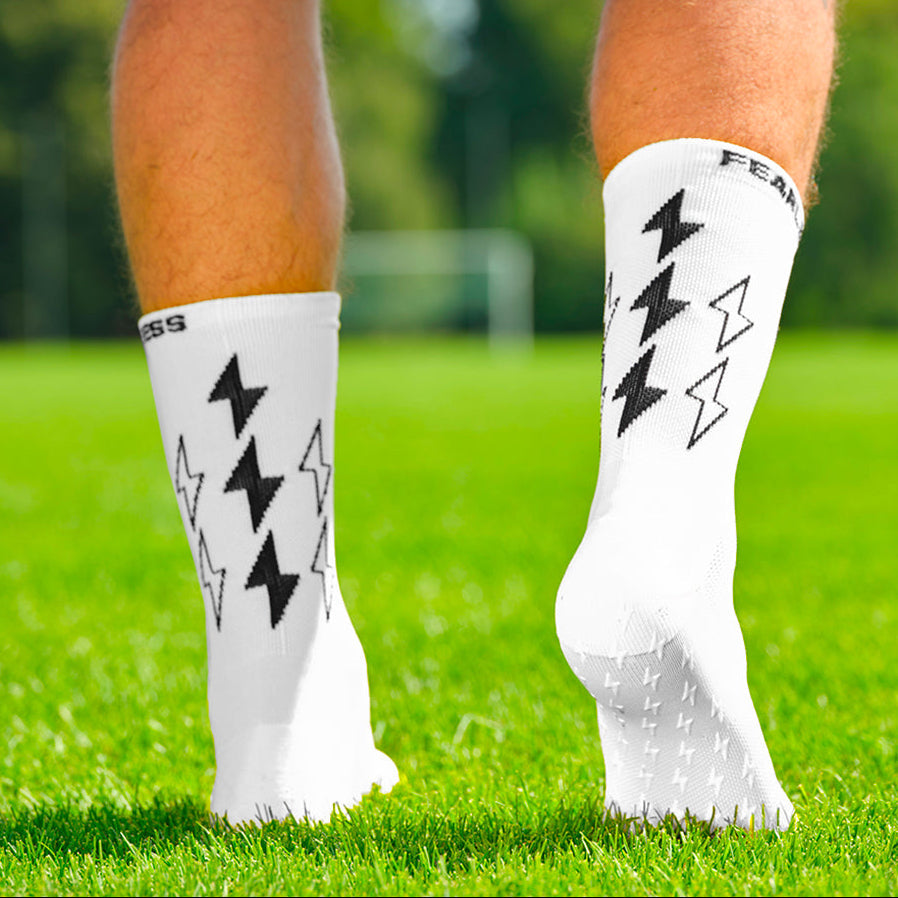 Fearless Grip socks - SPEED Thin - White